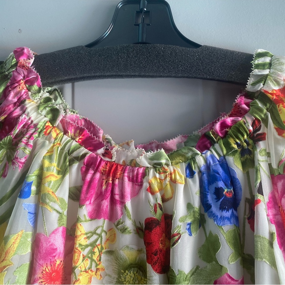 NWT Alice + Olivia Alta Top in Sunday Stroll, XS - Picture 7 of 11